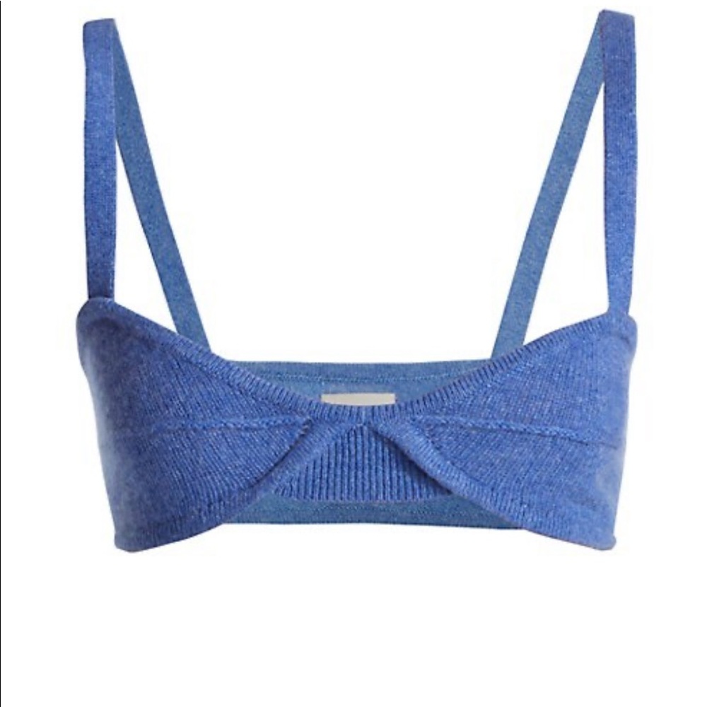 Khaite eda cashmere bralette NWT